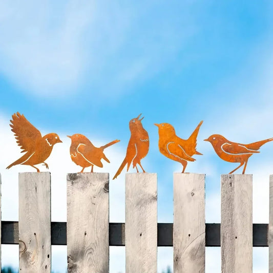 The Rust Birds – Metal Bird Silhouettes